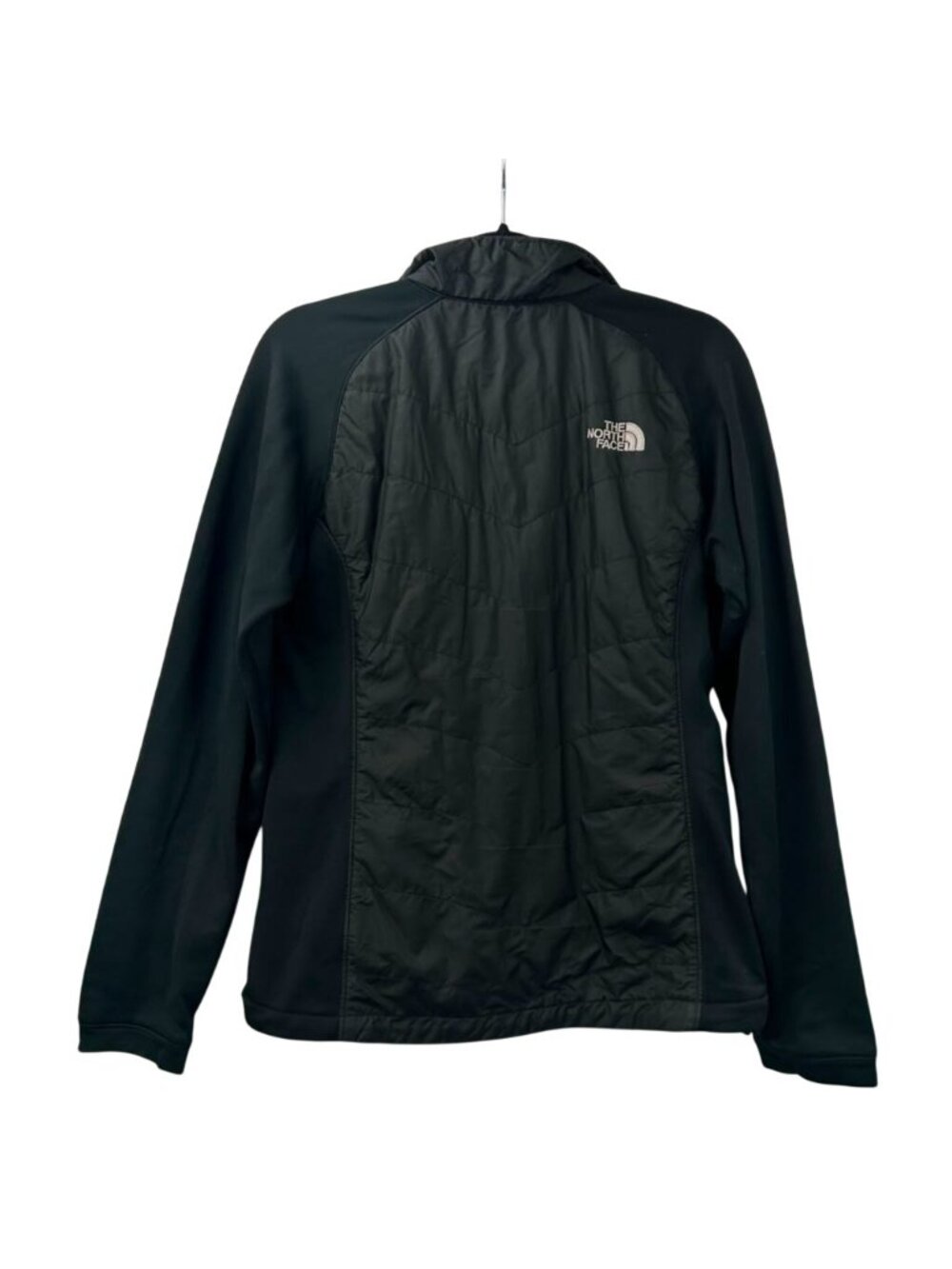 The North Face Jacket Womne's Size Medium Black Down Hybrid Full Zip Primaloft - Picture 2 of 13